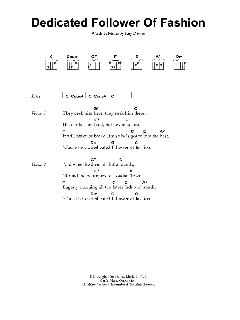 Dedicated Follower Of Fashion (Download) 