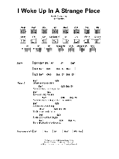 I Woke Up In A Strange Place (Download) 