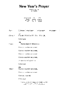 New Year's Prayer (Download) 