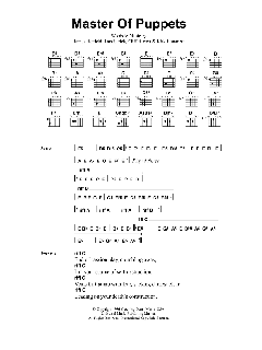 Master Of Puppets von Metallica (Download) 