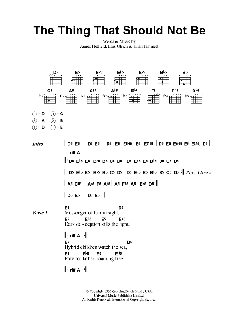 The Thing That Should Not Be von Metallica (Download) 
