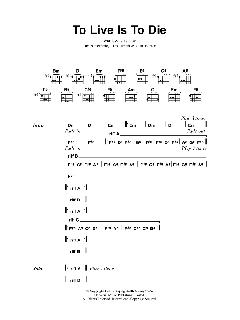 To Live Is To Die von Metallica (Download) 