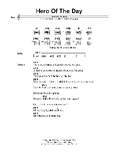 Hero Of The Day von Metallica (Download) 