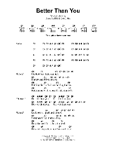 Better Than You von Metallica (Download) 