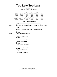 Too Late, Too Late von Metallica (Download) 
