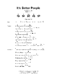It's Better People von Oasis (Download) 