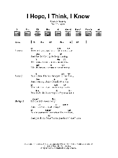 I Hope, I Think, I Know von Oasis (Download) 