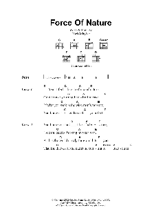 Force Of Nature von Oasis (Download) 