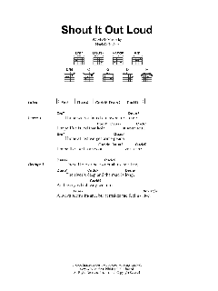 Shout It Out Loud von Oasis (Download) 