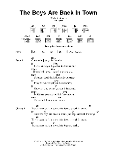 The Boys Are Back In Town von Thin Lizzy (Download) 