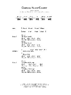 Chinese Sleep Chant von Coldplay (Download) 