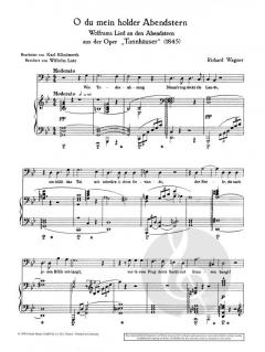 O du mein holder Abendstern WWV 70 von Richard Wagner 