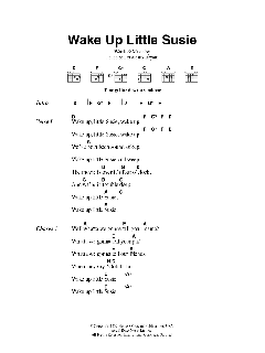 Wake Up Little Susie (Download) 