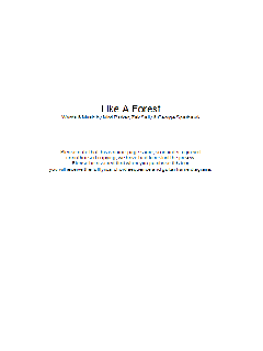 Like A Forest von George Sparhawk (Download) 