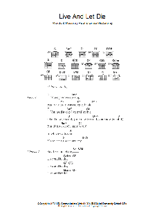 Live And Let Die von Paul McCartney (Download) 