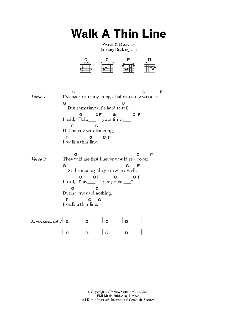 Walk A Thin Line von Fleetwood Mac (Download) 