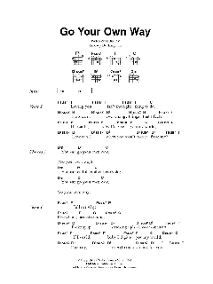 Go Your Own Way von Fleetwood Mac (Download) 