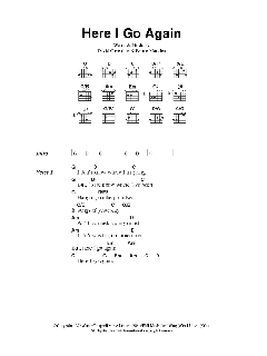 Here I Go Again von Whitesnake (Download) 