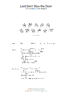 Lord Don't Slow Me Down von Oasis (Download) 