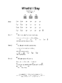 What'd I Say (Download) 