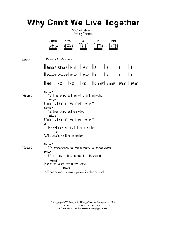 Why Can't We Live Together (Download) 