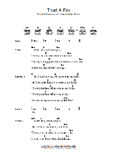 Trust A Fox von The Stone Roses (Download) 