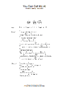 You Can Call Me Al (Download) 