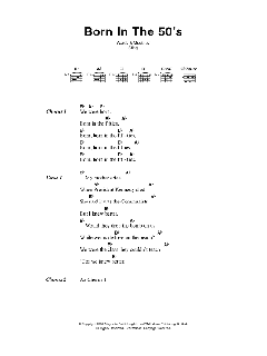 Born In The Fifties von The Police (Download) 