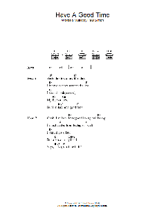 Have A Good Time (Download) 