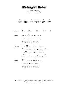 Midnight Rider von Paul Davidson (Download) 