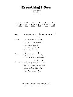 Everything I Own von Ken Boothe (Download) 