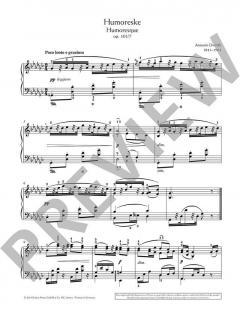 Humoreske op. 101/7 von Antonín Dvořák 