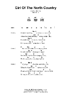 Girl Of The North Country von Johnny Cash (Download) 