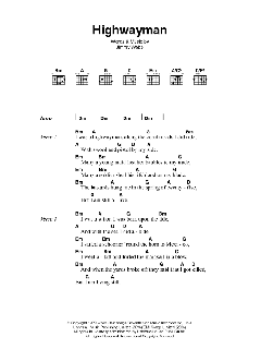 The Highwayman von Jimmy Webb (Download) 