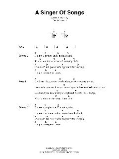 A Singer Of Songs von Johnny Cash (Download) 