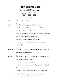 Rock Island Line von Johnny Cash (Download) 