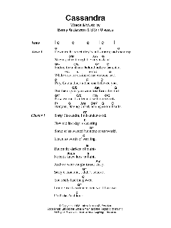 Cassandra von ABBA (Download) 