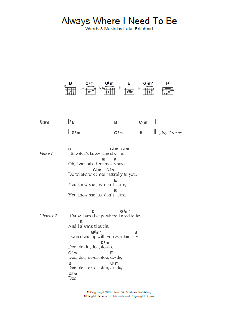 Always Where I Need To Be von The Kooks (Download) 