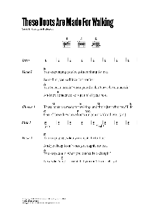 These Boots Are Made For Walking von Nancy Sinatra (Download) 