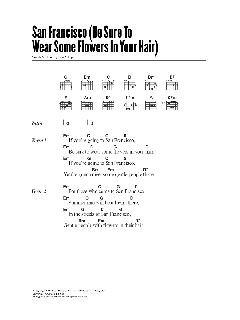 San Francisco (Be Sure To Wear Some Flowers In Your Hair) von Scott McKenzie (Download) 