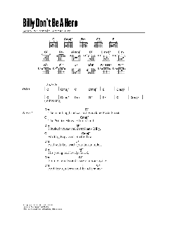 Billy, Don't Be A Hero von Peter Callander (Download) 