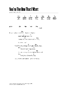 You're The One That I Want von John Farrar (Download) 