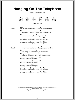 Hanging On The Telephone von Blondie (Download) 