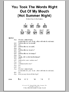 You Took The Words Right Out Of My Mouth von Meat Loaf (Download) 