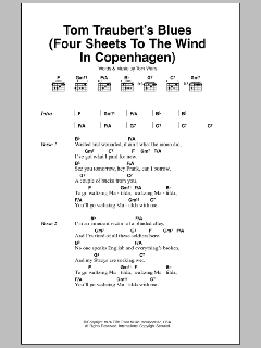Tom Traubert's Blues (Four Sheets To The Wind In Copenhagen) von Tom Waits (Download) 