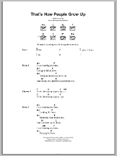 That's How People Grow Up (Download) 