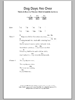 Dog Days Are Over von Florence and the Machine (Download) 