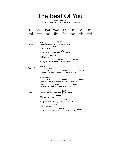 Best Of You von Foo Fighters (Download) 