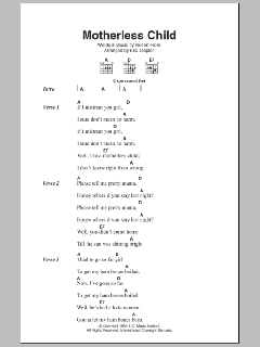 Motherless Child von Eric Clapton (Download) 