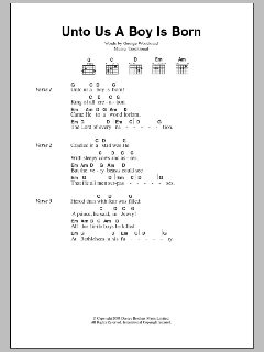 Unto Us A Boy Is Born (Download) 